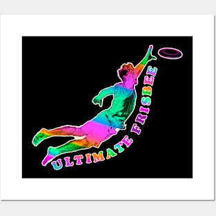 "Ultimate Frisbee Gradient" Posters and Art